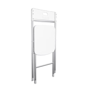 Mainstays Resin Seat & Back Folding Chair, White, 4-Pack!! NEW IN BOX!!