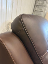 FLEXSTEEL GRIFFIN ITALIAN LEATHER POWER RECLINER WITH POWER HEADREST & LUMBAR!! 🔥