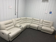 COSTCO AUBREY 7-PIECE LEATHER ZERO GRAVITY POWER RECLINING SECTIONAL!! (BRAND NEW!!) 🔥