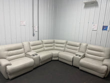 COSTCO AUBREY 7-PIECE LEATHER ZERO GRAVITY POWER RECLINING SECTIONAL!! (BRAND NEW!!) 🔥