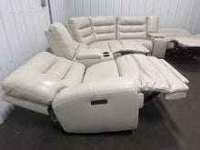 COSTCO AUBREY 7-PIECE LEATHER ZERO GRAVITY POWER RECLINING SECTIONAL!! (BRAND NEW!!) 🔥