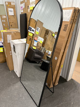 Arched Metal Oversized Full-Length Mirror, 71” x 30”! (BRAND NEW)