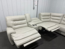 COSTCO AUBREY 7-PIECE LEATHER ZERO GRAVITY POWER RECLINING SECTIONAL!! (BRAND NEW!!) 🔥