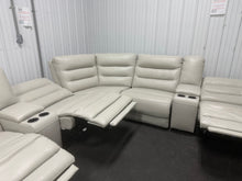 COSTCO AUBREY 7-PIECE LEATHER ZERO GRAVITY POWER RECLINING SECTIONAL!! (BRAND NEW!!) 🔥