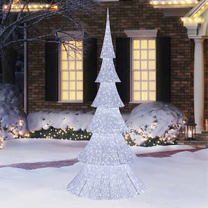 8’ Holiday Glitter Tree With Lights**New in box**