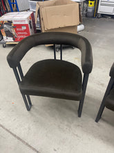 Dulcine 18.5" Seat Height Velvet Upholstered Kitchen Dining Armchair- set of two chairs !