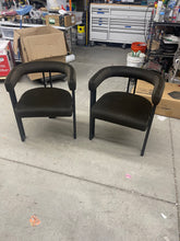 Dulcine 18.5" Seat Height Velvet Upholstered Kitchen Dining Armchair- set of two chairs !