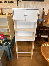White Bathroom Space Saver with 3 Fixed Shelves, Mainstays over the Toilet Storage! (NEW & ASSEMBLED!)