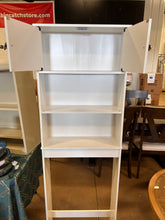 White Bathroom Space Saver with 3 Fixed Shelves, Mainstays over the Toilet Storage! (NEW & ASSEMBLED!)