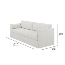 Better Homes & Gardens Waylen Slipcover Sofa, Cream, by Dave & Jenny Marrs! (NEW IN BOX)