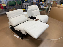 !!REDUCED!! Cream Armless Loveseat With 1 Power Recliner!! BRAND NEW!!