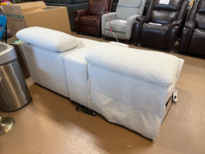 !!REDUCED!! Cream Armless Loveseat With 1 Power Recliner!! BRAND NEW!!