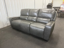 Dominick Leather Power Reclining Sofa with Power Headrests - BRAND NEW! - MINOR DAMAGE FROM SHIPPING - PHOTOS SHOWN!