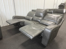 Dominick Leather Power Reclining Sofa with Power Headrests - BRAND NEW! - MINOR DAMAGE FROM SHIPPING - PHOTOS SHOWN!