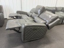Dominick Leather Power Reclining Sofa with Power Headrests - BRAND NEW! - MINOR DAMAGE FROM SHIPPING - PHOTOS SHOWN!