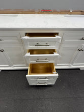 Heritage 72" Double Sink Bathroom Vanity with Artificial Marble Top and Backsplash