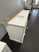 Heritage 72" Double Sink Bathroom Vanity with Artificial Marble Top and Backsplash