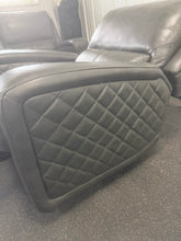 ABBYSON DOMINICK LEATHER POWER RECLINER WITH POWER HEADREST!! (BRAND NEW!)
