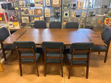 Isabel 9-piece Solid Wood Dining Set! (NEW & ASSEMBLED - TABLE CHIPPED/SCRATCHED FROM SHIPPING!)