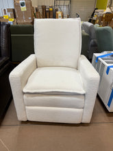 Soho Baby Coventry Glider Recliner Boucle White!! NEW AND ASSEMBLED!!