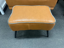 Asena Upholstered Side Chair with Ottoman - WE DO NOT SHIP!!
