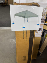 Grey 10 ft. x 10 ft. Steel and Aluminum Frame Floating Tent Pool Pop Up Gazebo with Fabric Canopy! (NEW IN BOX)