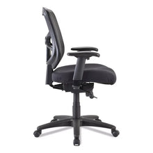 Alera Elusion Series 275 lb. Mid-Back Mesh Task Office Chair - Black**New and assembled, minor tear from shipping**