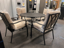 Better Homes and Gardens Wrought Iron Patio Dining Table & 4 Chairs W/Cushions!