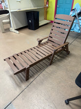 Swann Outdoor Chaise Lounge With Arms & Wheels - WE DO NOT SHIP!!