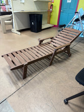 Swann Outdoor Chaise Lounge With Arms & Wheels - WE DO NOT SHIP!!