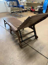 Swann Outdoor Chaise Lounge With Arms & Wheels - WE DO NOT SHIP!!