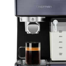 Chefman 20-Bar, 2-Cup Black Stainless Espresso Machine! (NEW IN BOX)