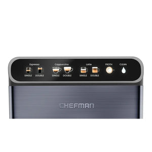 Chefman 20-Bar, 2-Cup Black Stainless Espresso Machine! (NEW IN BOX)