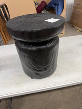 Wooden Stump Patio Accent Table- new