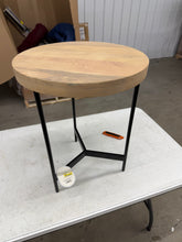 Villa Park Round Wooden End Table- new