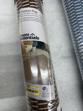 4'x6' Micro Dash Rectangular Woven Outdoor Area Rug Tan- new