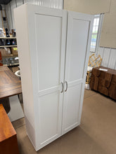 Tall Home Storage Cabinet, 3 Adjustable Shelves, Freestanding Utility Cupboard with Doors! (NEW & ASSEMBLED)