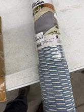 4'x6' Micro Dash Rectangular Woven Outdoor Area Rug Blue- NEW