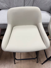Upholstered Counter Stool With Metal Frame (Set of 2)! (NEW & ASSEMBLED)