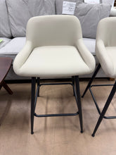 Upholstered Counter Stool With Metal Frame (Set of 2)! (NEW & ASSEMBLED)