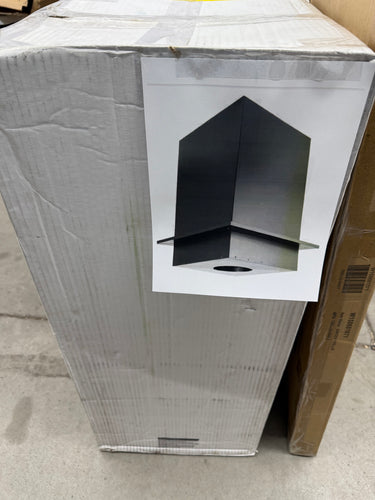 DuraPlus All-Fuel Chimney 6in. Diameter Square Ceiling Support Box, 36in. Height! (NEW IN BOX)