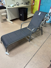 Sling Stacking Steel Outdoor Patio Chaise Lounge Black - Room Essentials - WE DO NOT SHIP!!