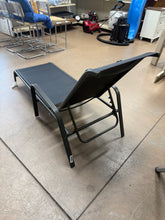 Sling Stacking Steel Outdoor Patio Chaise Lounge Black - Room Essentials - WE DO NOT SHIP!!