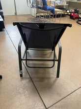 Sling Stacking Steel Outdoor Patio Chaise Lounge Black - Room Essentials - WE DO NOT SHIP!!