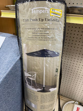 7.5' Round Outdoor Patio Umbrella Blue Lightning - Tempera- WE DO NOT SHIP!!