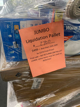 Jumbo Liquidation Pallet #2700

General merchandise