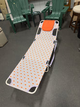 Folding Beach Tanning Chair Orange Floral - Room Essentials- new