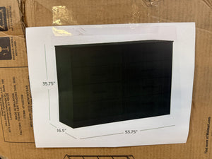 Mainstays Ardent 8 Drawer Dresser, Black! (NEW IN BOX)