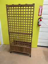 Yanine 75" H Fir Wood Planter Box with Trellis