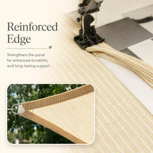 Amgo Rectangle Sun Shade Sail with Rope 200 GSM, 95% UV Blockage, 14Ft x 14Ft - Beige/Sand!
